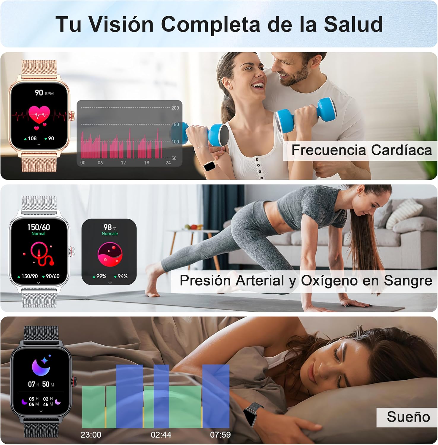 LODIMEKE P133 Smartwatch Milán Negro - Image 3