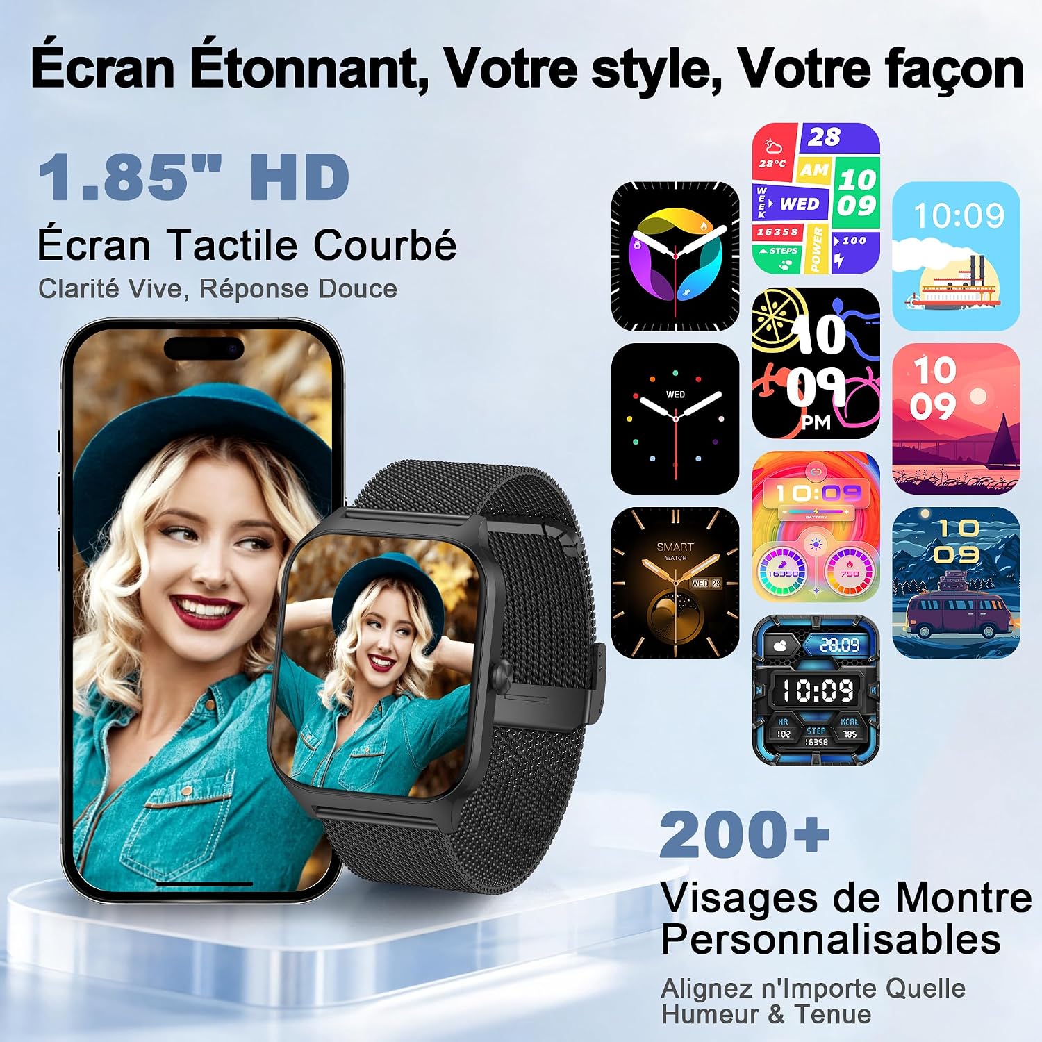 LODIMEKE P125 Smartwatch Nero - Image 5
