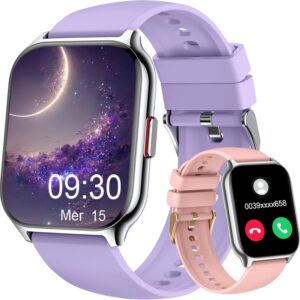 LODIMEKE P95 Montre Connectée Silicone violet